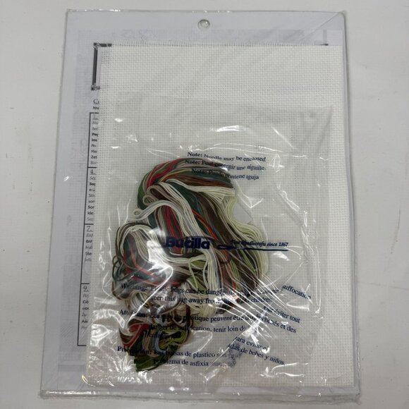 Bucilla Our Family Counted Cross Stitch Kit 42453 Birdhouse Cat Cottage - Picture 2 of 3